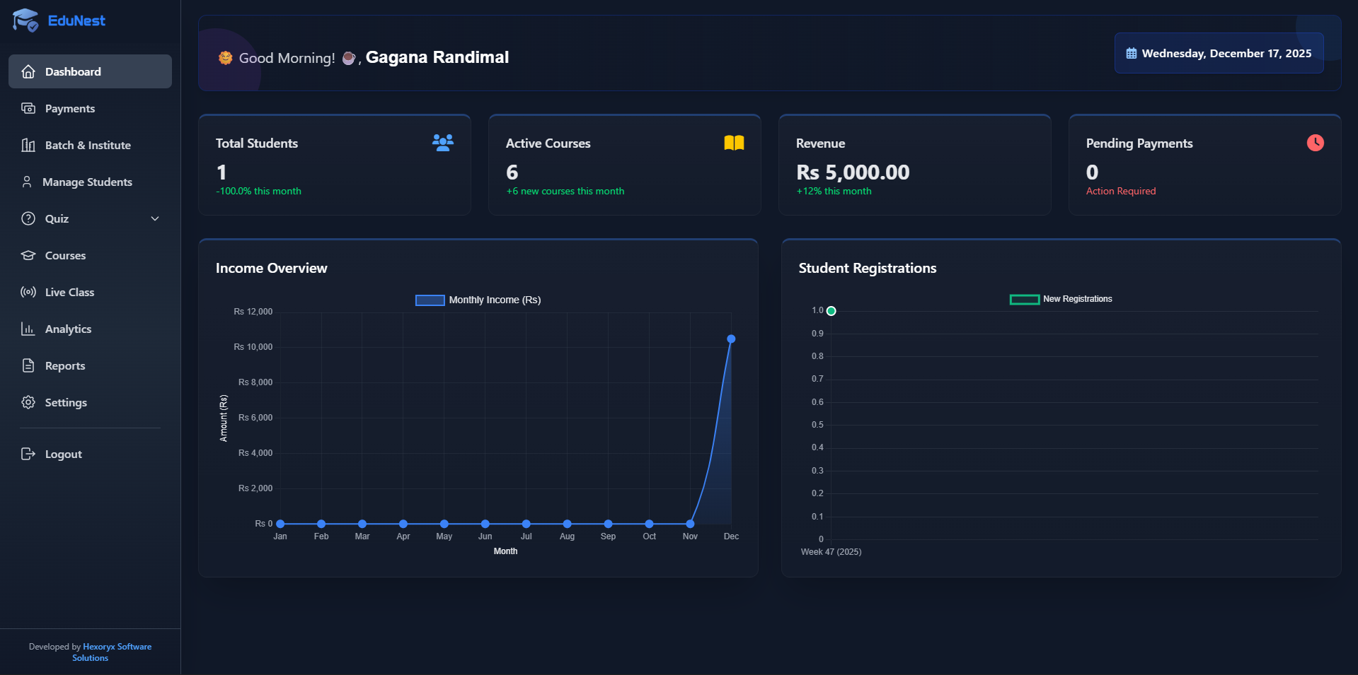 EduNest Education Management Platform